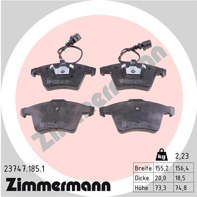 ZIMMERMANN 23747.185.1 Číslo výrobce: 23467. EAN: 4250238739432.