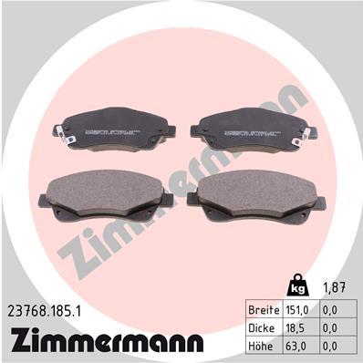 ZIMMERMANN 23768.185.1 Číslo výrobce: 23479. EAN: 4250238739517.