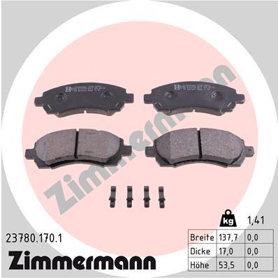 ZIMMERMANN 23780.170.1 Číslo výrobce: 23780. EAN: 4250238739555.