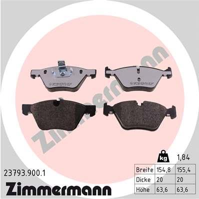 ZIMMERMANN 23793.900.1 Číslo výrobce: 23793. EAN: 4250238779087.