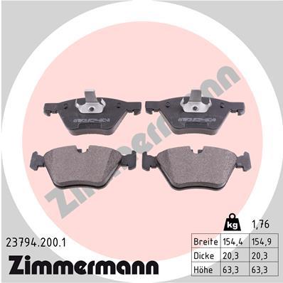 ZIMMERMANN 23794.200.1 Číslo výrobce: 23794. EAN: 4250238739616.
