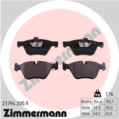 ZIMMERMANN 23794.200.9 Číslo výrobce: 23794. EAN: 4250238745433.