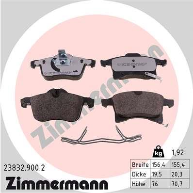 ZIMMERMANN 23832.900.2 Číslo výrobce: 23832. EAN: 4250238779094.