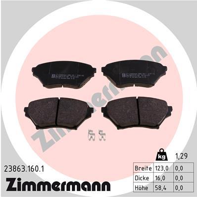 ZIMMERMANN 23863.160.1 Číslo výrobce: 23696. EAN: 4250238739746.