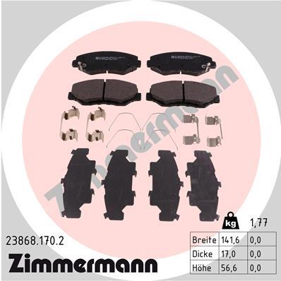 ZIMMERMANN 23868.170.2 Číslo výrobce: 23868. EAN: 4250238760641.