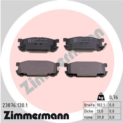 ZIMMERMANN 23876.130.1 Číslo výrobce: 23876. EAN: 4250238739791.