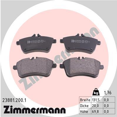 ZIMMERMANN 23881.200.1 Číslo výrobce: 23881. EAN: 4250238739814.