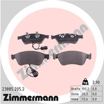 ZIMMERMANN 23885.205.2 Číslo výrobce: 23899. EAN: 4250238760672.
