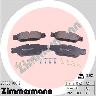 ZIMMERMANN 23908.180.2 Číslo výrobce: 23908. EAN: 4250238765707.