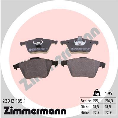 ZIMMERMANN 23912.185.1 Číslo výrobce: 23801. EAN: 4250238739869.