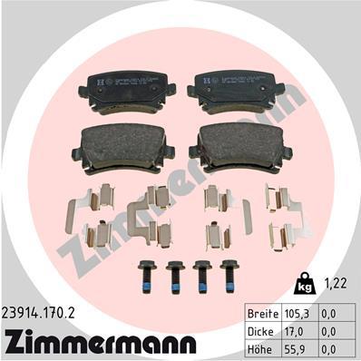 ZIMMERMANN 23914.170.2 Číslo výrobce: 23914. EAN: 4250238759096.