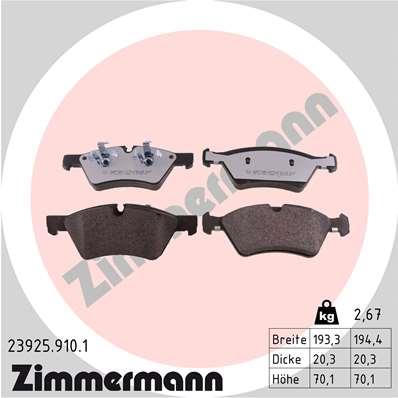 ZIMMERMANN 23925.910.1 Číslo výrobce: 23922. EAN: 4250238779148.