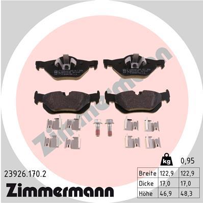 ZIMMERMANN 23926.170.2 Číslo výrobce: 23926. EAN: 4250238739944.