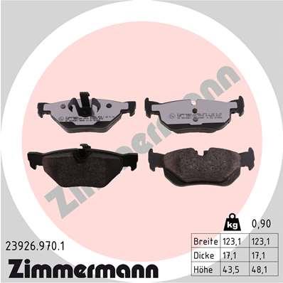 ZIMMERMANN 23926.970.1 Číslo výrobce: 23926. EAN: 4250238779155.