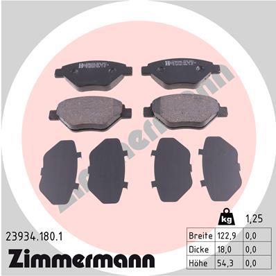 ZIMMERMANN 23934.180.1 Číslo výrobce: 23934. EAN: 4250238739975.