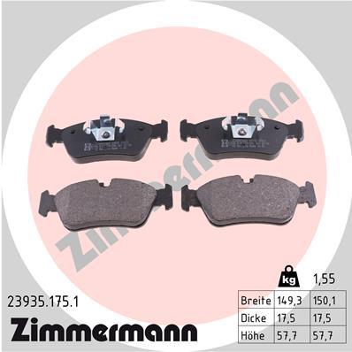 ZIMMERMANN 23935.175.1 Číslo výrobce: 23935. EAN: 4250238739982.