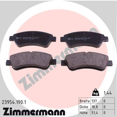 ZIMMERMANN 23954.190.1 Číslo výrobce: 23954. EAN: 4250238763314.