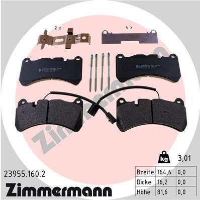ZIMMERMANN 23955.160.2 Číslo výrobce: 22027. EAN: 4250238786290.