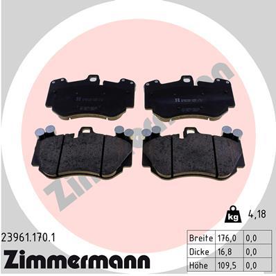 ZIMMERMANN 23961.170.1 Číslo výrobce: 23961. EAN: 4250238769248.