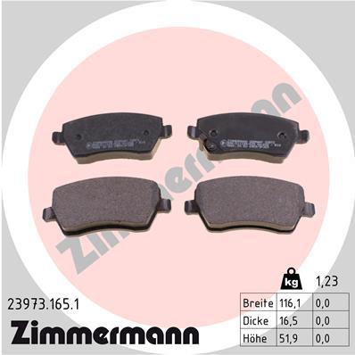 ZIMMERMANN 23973.165.1 Číslo výrobce: 23973. EAN: 4250238740063.