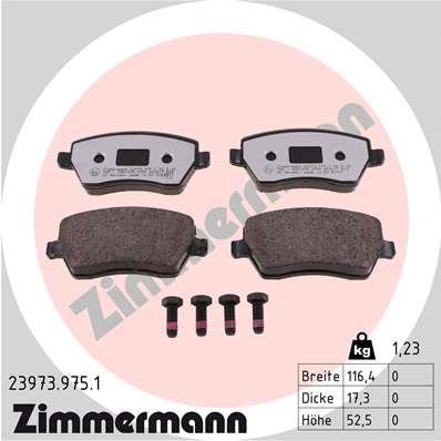 ZIMMERMANN 23973.975.1 Číslo výrobce: 23973. EAN: 4250238779179.