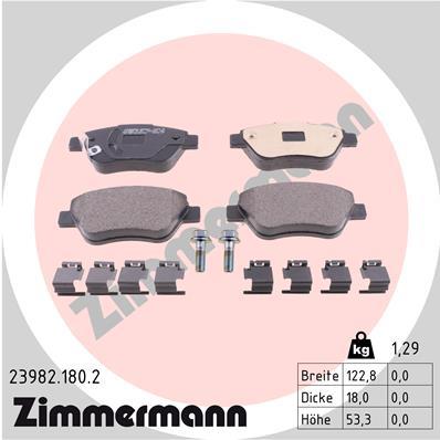 ZIMMERMANN 23982.180.2 Číslo výrobce: 23982. EAN: 4250238755500.