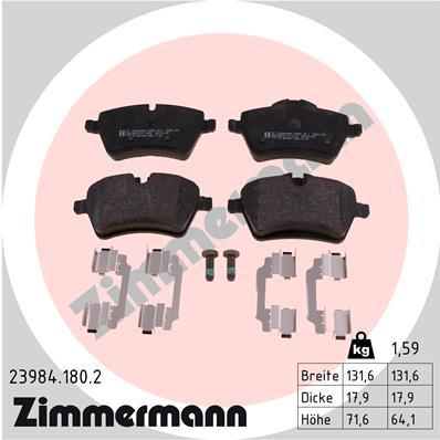ZIMMERMANN 23984.180.2 Číslo výrobce: 23984. EAN: 4250238765363.