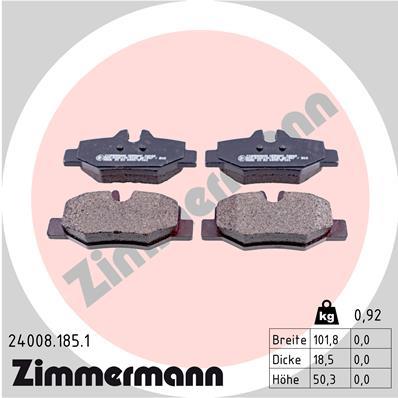 ZIMMERMANN 24008.185.1 Číslo výrobce: 24008. EAN: 4250238740179.