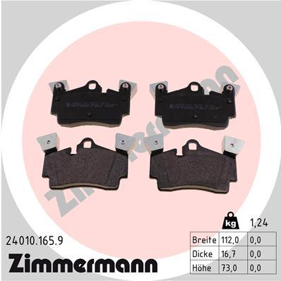 ZIMMERMANN 24010.165.9 Číslo výrobce: 24010. EAN: 4250238747970.