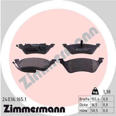 ZIMMERMANN 24036.165.1 Číslo výrobce: 24036. EAN: 4250238740223.