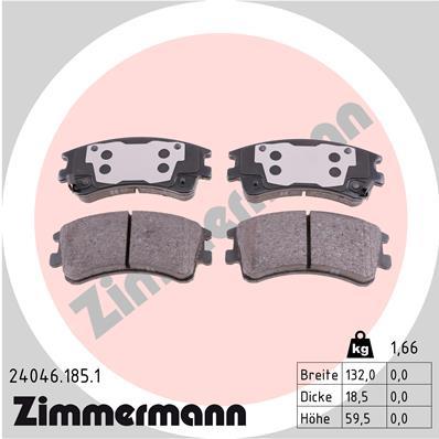 ZIMMERMANN 24046.185.1 Číslo výrobce: 24046. EAN: 4250238740247.