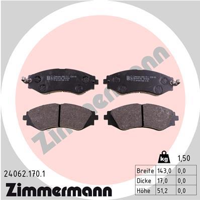 ZIMMERMANN 24062.170.1 Číslo výrobce: 24062. EAN: 4250238740278.