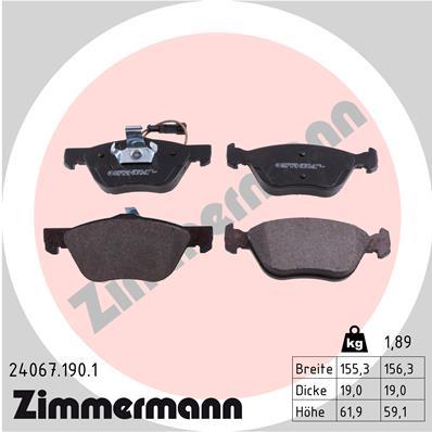 ZIMMERMANN 24067.190.1 Číslo výrobce: 21636. EAN: 4250238740285.