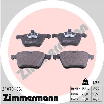 ZIMMERMANN 24079.185.1 Číslo výrobce: 24079. EAN: 4250238753988.