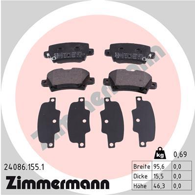 ZIMMERMANN 24086.155.1 Číslo výrobce: 24086. EAN: 4250238750239.
