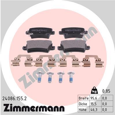 ZIMMERMANN 24086.155.2 Číslo výrobce: 24086. EAN: 4250238760474.