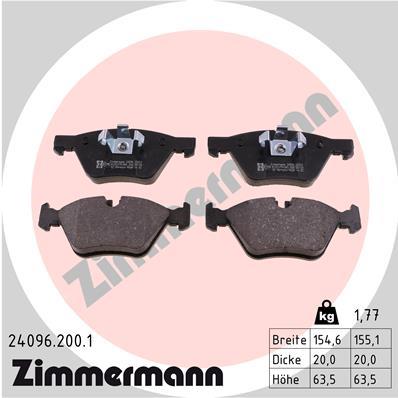 ZIMMERMANN 24096.200.1 Číslo výrobce: 23794. EAN: 4250238746584.
