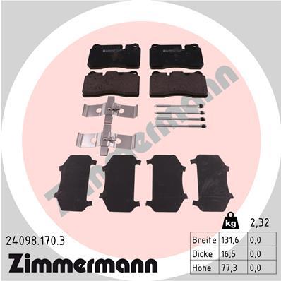 ZIMMERMANN 24098.170.3 Číslo výrobce: 24098. EAN: 4250238756972.