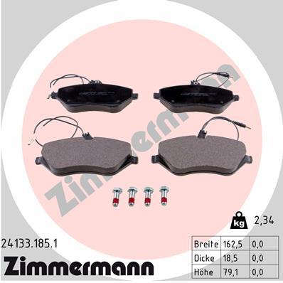 ZIMMERMANN 24133.185.1 Číslo výrobce: 24133. EAN: 4250238740407.