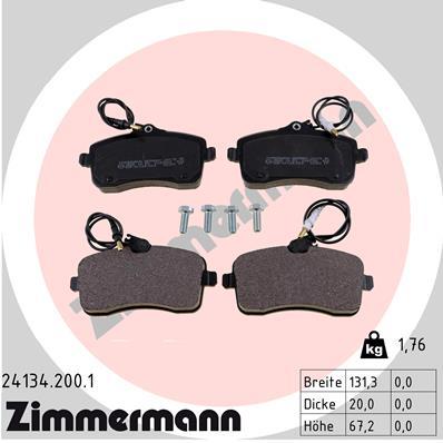 ZIMMERMANN 24134.200.1 Číslo výrobce: 24134. EAN: 4250238740414.