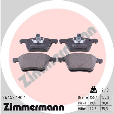 ZIMMERMANN 24142.190.1 Číslo výrobce: 24142. EAN: 4250238746720.