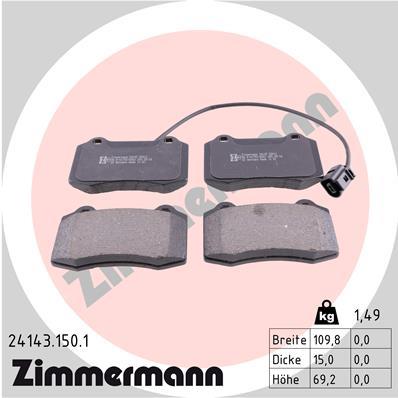 ZIMMERMANN 24143.150.1 Číslo výrobce: 21381. EAN: 4250238740452.