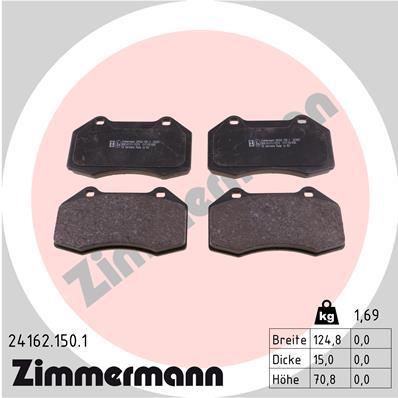 ZIMMERMANN 24162.150.1 Číslo výrobce: 24162. EAN: 4250238740476.