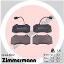 ZIMMERMANN 24162.150.2 - Sada brzdových platničiek, vždy 4 kusy v sade