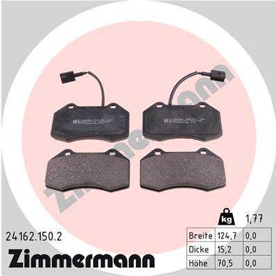 ZIMMERMANN 24162.150.2 Číslo výrobce: 24162. EAN: 4250238753940.