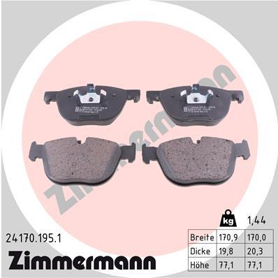 ZIMMERMANN 24170.195.1 Číslo výrobce: 24170. EAN: 4250238746508.