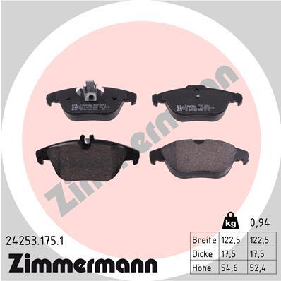 ZIMMERMANN 24253.175.1 Číslo výrobce: 24253. EAN: 4250238740513.