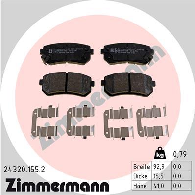 ZIMMERMANN 24320.155.2 Číslo výrobce: 24320. EAN: 4250238760245.