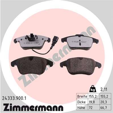 ZIMMERMANN 24333.900.1 Číslo výrobce: 24333. EAN: 4250238779315.