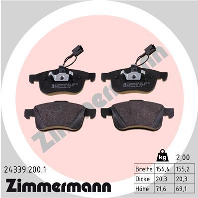 ZIMMERMANN 24339.200.1 Číslo výrobce: 24339. EAN: 4250238742760.